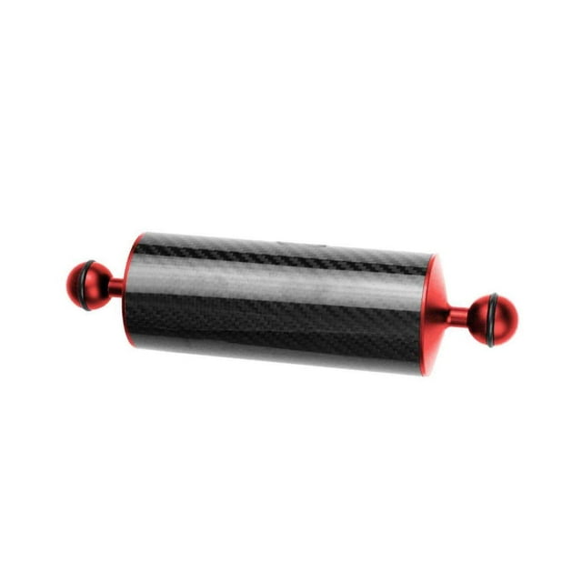 facefd Underwater Diving Carbon Fiber Float Arm Ball Buoyancy Extend Bracket Red