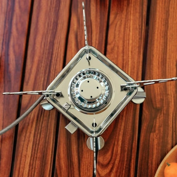 WHAMVOX 1Pack Portable Camping Stove with Cast Iron for Hiking and Picnic