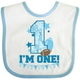 thumbnail image 3 of Inktastic I'm One (football) Boys or Girls Baby Bib, 3 of 4