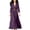 Purple, variant on Sheghy Summer Dress 2026 Cool Season Lapel Half Button Waist Cinch Belt Decor Commuter Shirt Dress Black S