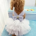thumbnail image 1 of LSLJS Jupe à Bulles Robe en Dentelle Rayée Robe de Chien Robes de Princesse pour Chien, Costume pour Animaux, 1 of 4
