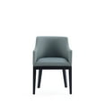 thumbnail image 4 of Manhattan Comfort Gansevoort 19.5" Faux Leather Dining Armchair in Pewter, 4 of 10