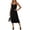 Black, variant on XUNKUSGA Dresses for Women Classic Soild Color Spaghetti Strap Sun Dresses Women Casual V Neck Sleeveless Sundresses for Women Loose Flowy Long Dress,Green,M