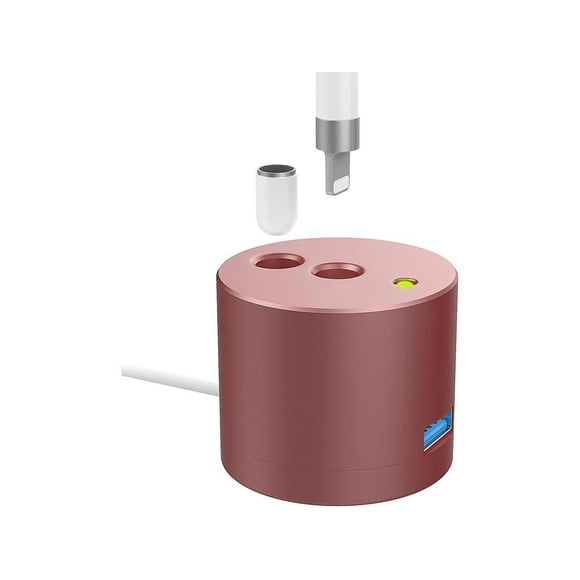 Charging Stand Compatible for Apple Pencil,Portable Desktop Fast Charging Station Charger Dock Pen Holder for Apple iPad Pro Pencil/Pen iPad Pro 12.9 10.5 9.7, iPad 10.2 2019 2021 Pink