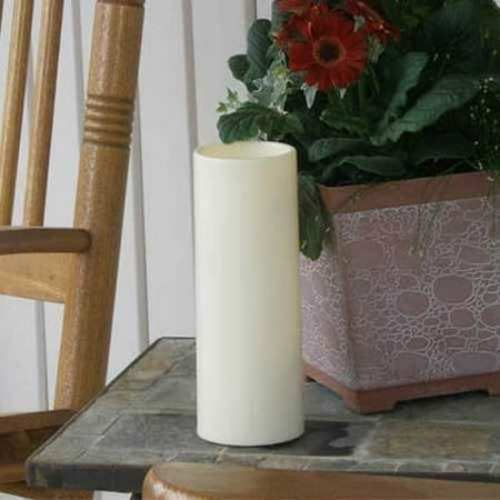 Flameless Pillar Candle w Timer