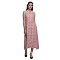thumbnail image 1 of Bimba Robe de Plage d'Été pour Femmes à Imprimé Damassé, Dos Nu, Col Licou - Petit, 1 of 6