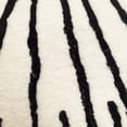 thumbnail image 5 of Alfombra redonda grande CHAO diseño moderno 100cm interior y exterior felpa corta rayas geométricas, 5 of 5