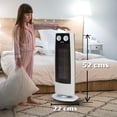 thumbnail image 4 of Calentador Electrico para Hogar 1500W Calefactor Silencioso de Torre con Protección y Oscilación para Interior y Oficina (Plata), 4 of 5