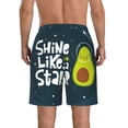 thumbnail image 3 of Naloa Avocado in Space1 Men's Beach Shorts, Surfing shorts, Swim trunks, Quick Dry Swim Trunks for Surfing Beach Fun - X-Large, 3 of 9