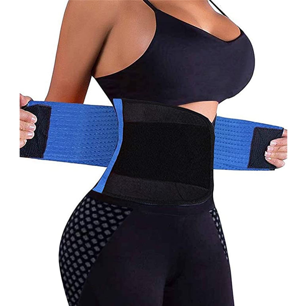 Waist Trimmer Trainning Belt Unisex Sports Belly Support Brace Body Shaper Sweat Loss Plus Size S-XL by USPS 