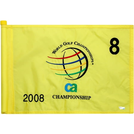 PGA Tour Event-Used #8 Yellow Pin Flag from The CA Championship on March 17th to 23rd, 2008 - Fanatics Authentic Certified