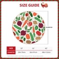thumbnail image 2 of Sikiie Vegetables Nativity Christmas Tree Skirt, Jesus Christian Winter Holiday Tree Mat Decoration(30-48IN)30", 2 of 6