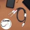 thumbnail image 4 of unbranded Cable Convertidor De Audio Tipo C A 1 4 Negro Compatible Con Smartphones Y Tablets, 4 of 7