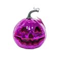 thumbnail image 2 of Halloween Sparkling Mirror Glass Pumpkin Decor High Gloss Reflective Tile Ornament Faux Stem Pumpkin Statue for Tabletop Mantel Fall Harvest Home Decoration, 2 of 7
