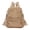 Khaki, variant on Backpack for Women Multi Zipper Wallet Soft Corduroy Fashion Backpack Large Capacity Trendy Comfortable Travel College Bookbag Brown
