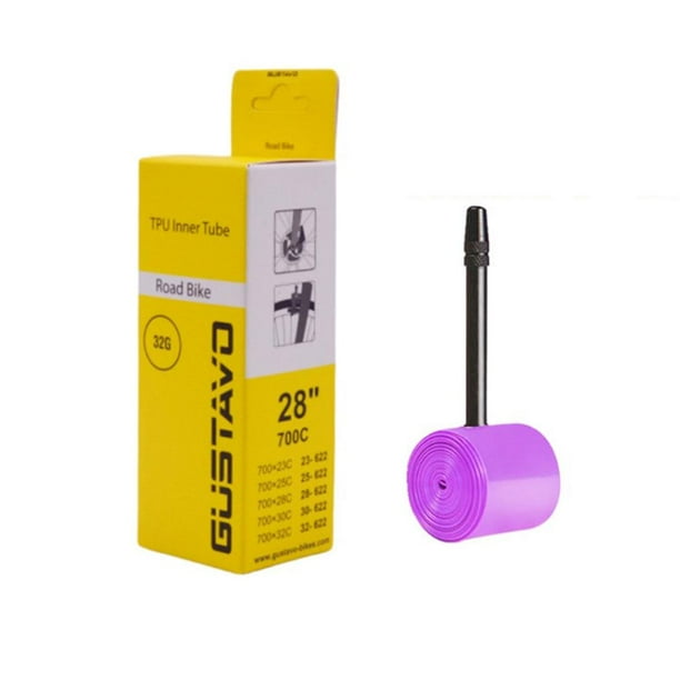 GUSTAVO TPU Velo de Route Chambre a Air 700x23 32C Velo Francais Valve 45 65 85MM Nouveau Walmart
