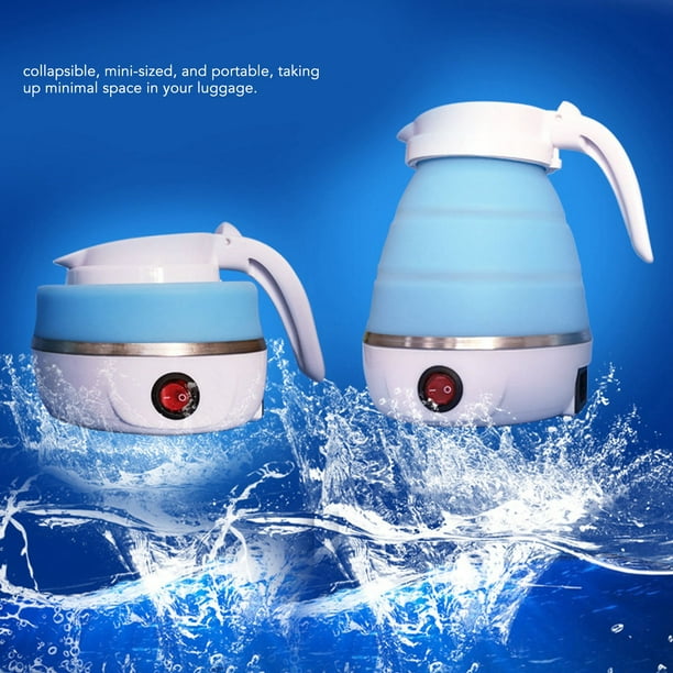 Bouilloire De Voyage Pliable En Silicone – 15,5 Cm, Triple Couche Acier Inox, Pour Camping Et Randonnée