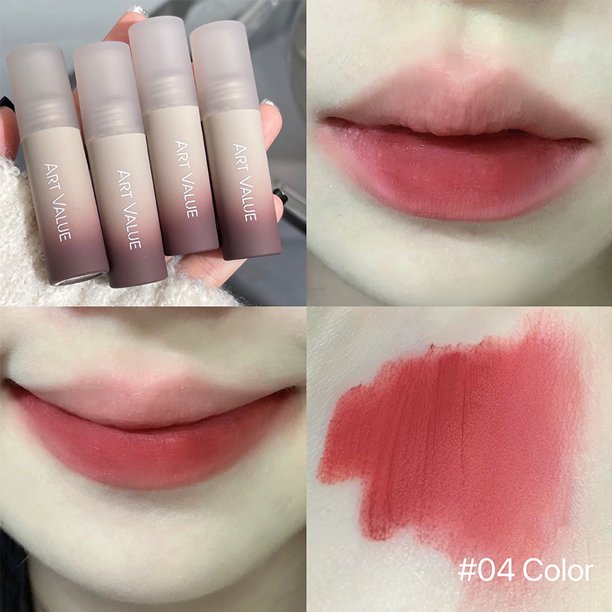 Brillo de labios mate de terciopelo, 6 colores, resistente al agua, larga duración, Sexy, antiadherente, taza, esmalte de labios, maquillaje, belleza, labios, mejillas, colorete, tinte cosmético