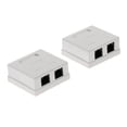 thumbnail image 1 of Cable de red 8P8C CAT5E de doble puerto Macarena Placa de cara de 2 puertos, 1 of 8