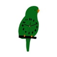 thumbnail image 2 of Reloj de pared con diseño de animales, decorativo, con cola meneando, de dibujos animados, elegante reloj para habitación de niños. Verde, 2 of 9