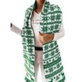 thumbnail image 4 of FOCUSNORM Women Christmas Scarf Snowflake and Elk Printed Pattern Wraps, 4 of 5