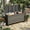 Brown rattan, variant on Anoncndin Extra Large 185 Gallon Outdoor Deck Storage Box – Waterproof PE Rattan Chest, Heavy-Duty Steel Frame, Lockable, Wheels & Handles for Patio Cushions, Garden Tools, Pool Accessories – Brown R