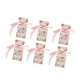 thumbnail image 1 of Party Favor Boxes, DIY Production Floral Pattern Candy Boxes Party Favors With Rope For Birthday Parties Pink HM2251304, 1 of 8
