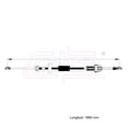 thumbnail image 2 of Cable Chicote Selector Ta Compatible Con Dodge Grand Caravan 2.4L 3.3L 2001 CAHSA Cable Chicote Acelerador, 2 of 6