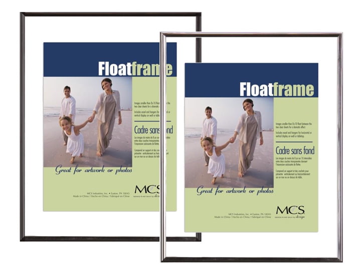 MCS 11x14 Floating Picture Frame Silver