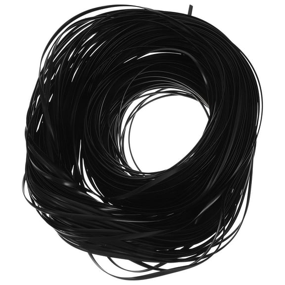 Raindrops 1Pack Rattan Weaving Kit Black Flat Strips For Outdoor Furniture Restoration And Diy Crafting