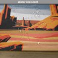 thumbnail image 6 of Ambesonne American Place Mats Set of 4, Cartoon Grand Canyon, Standard Size, Blue Orange, 6 of 6