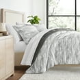 thumbnail image 6 of All Season Ultra Soft Comforter Set Lightweight Bedding in Textured Stripe for King/Cal King by Comfort Canopy, 6 of 13