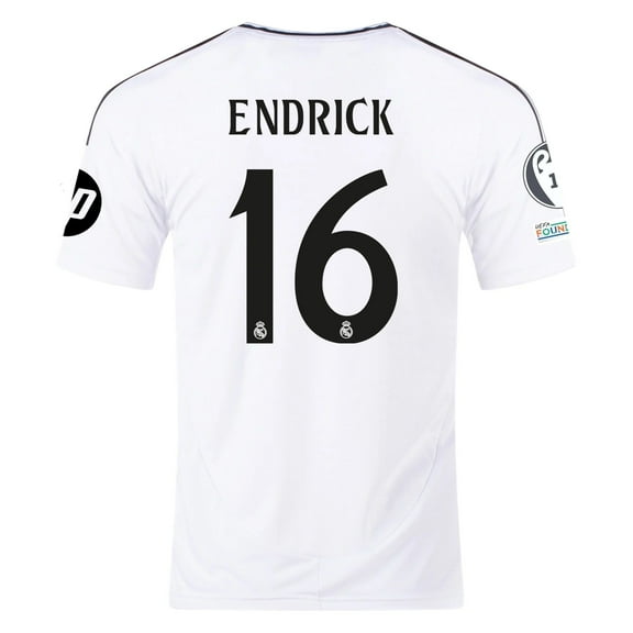 16 Endrick RM Home Soccer Jersey 24/25