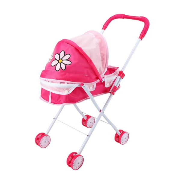 MOVTOTOP Landau pour Poupée Bébé Poussette pour Poupée Bébé Siège d'Auto pour Poupée Bébé Jouet Landau pour Poupée Parapluie Landau Pliant Jouet de