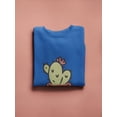 thumbnail image 3 of Cute Cactus Buddy Sweatshirt Men -Smartprints Designs, Male Large, 3 of 4