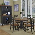 thumbnail image 1 of Home Styles French Countryside 5 Pieces Dining Set in Oak and Rubbed Black, 1 of 1