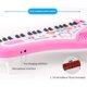 thumbnail image 5 of Teclado electrónico de 37 teclas con micrófono para niños, instrumentos musicales multifuncionales para niños pequeños, juguetes musicales educativos para niñas, regalos para niñas de 1, 2, 3, 4, 5,, 5 of 6