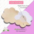 thumbnail image 4 of 40 Pairs Nipple Covers For Women Disposable Invisible & Natural Satin Nipple Stickers Petals Breast Pasties, 4 of 8