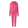 thumbnail image 5 of Sweatsuits for Women 2 Piece Hoodie Long Sleeve and Wide Leg Sweatpants Loungewear Sets Fall Essentials Pullover Sweaters for Women, 5 of 8