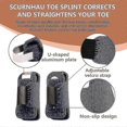 thumbnail image 2 of Toe Splint, Toe Corrector Brace, Toe Straightener For Hammer Toe, Crooked Toe, Mallet Toe, Bent Toe, Claw Toe, Toe Wrap To Align HZQ, 2 of 4