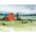 thumbnail image 3 of Popp, Grace 14x12 Black Modern Framed Museum Art Print Titled - Valley Herd II, 3 of 5