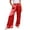 Red, variant on Gunia Wide Leg Pants Women Casual Pants Elastic Waist Loose Fit Trousers Soft Flowy Straight Leg Pants Summer Flowy Pants