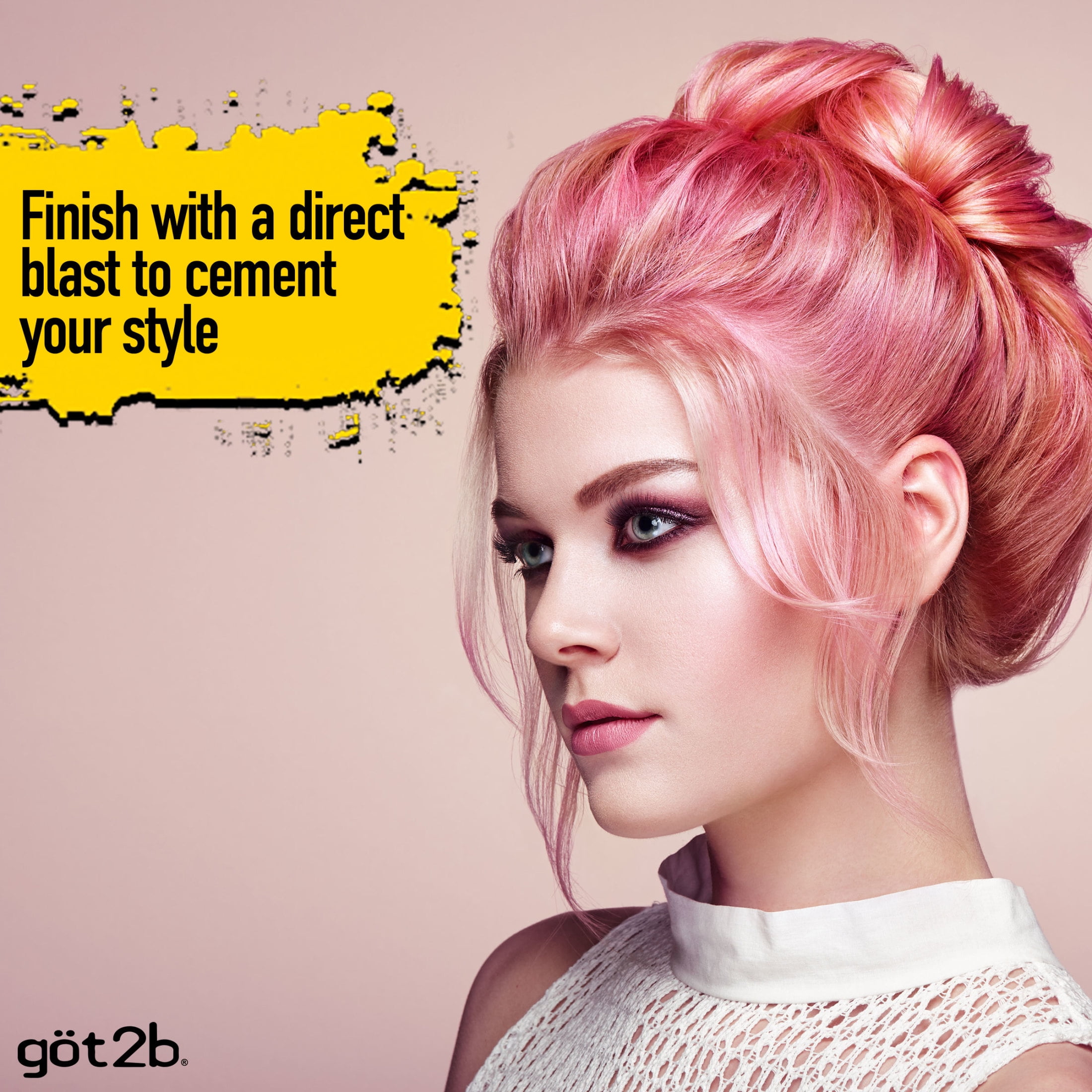got2b Glued Blasting Freeze Hair Spray, Extra Strong Rigid Hold for Spiked Styles,12 oz