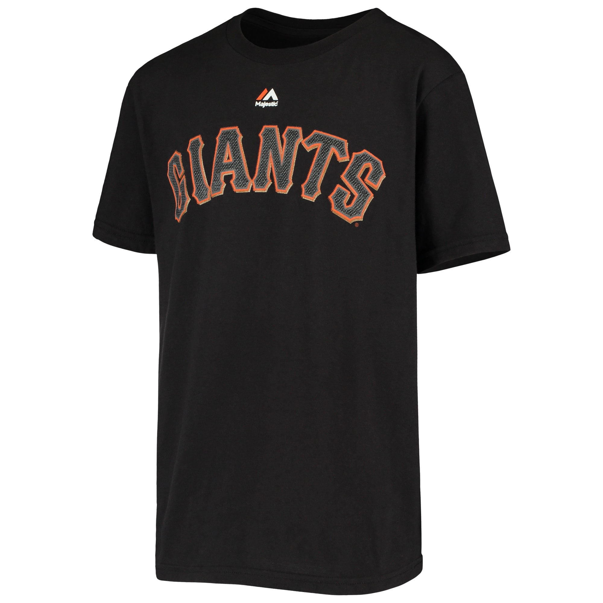 Youth Majestic Evan Black San Francisco Giants Name & Team T -Shirt -