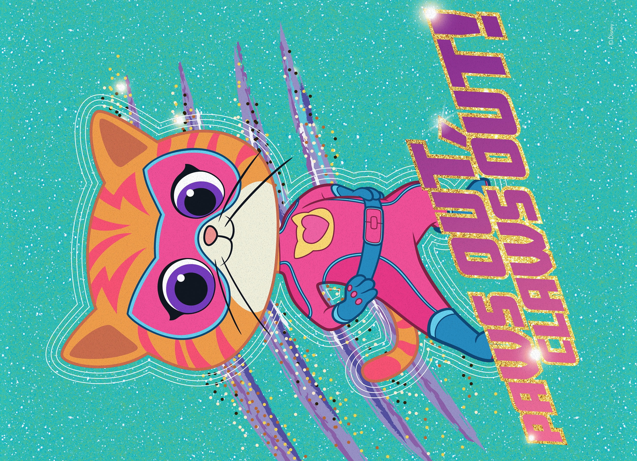 Ceaco Super Kitties 4-in-1 Multipack Interlocking Jigsaw Puzzles for Children Ages 6+