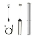 thumbnail image 1 of MEGICOT Mousseur à Lait Rechargeable avec Tête de Fouet à Double Ressort + Tête de Fouet Ballon, Mini Mousseur Portatif à 2 Vitesses Réglables pour Cappuccino, Café, Latte, Chocolat Chaud, Oeuf, 1 of 7