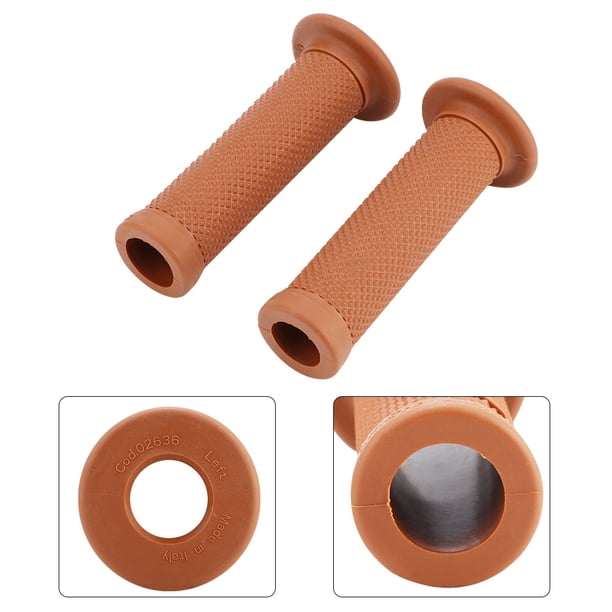 Empuñadura de manillar de acelerador de motocicleta, 2 piezas, 22 mm, empuñaduras de manillar vintage universales, empuñaduras de manillar de motocicleta, uso conveniente