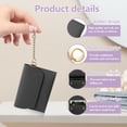 thumbnail image 2 of Sekonow 4Pcs Birth Control Pill Case Holder, PU Leather Birth Control Case Sleeve Wallet with Snap and Keyring, Privacy Protection Contraceptive Medicine Holder Keychain, 2 of 7