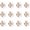 White, variant on Small Flower Hair Clips for Women, Cute Mini Little Sparkling Metal Flower Sweet Artificial Bangs Nonslip Hair Claw Clips Decorative (White)