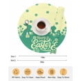 thumbnail image 6 of 15 Inch Round Placemats Set of 4, Happy Easter Rabbits Non Slip Heat Insulation PP Table Mats, Spring Daisy Green Silhouette Yellow Washable Place Mats for Kitchen Dining Party Table Decor, 6 of 7
